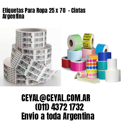 Etiquetas Para Ropa 25 x 70  – Cintas Argentina