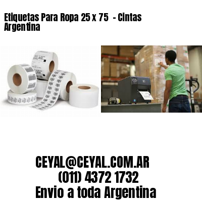Etiquetas Para Ropa 25 x 75  – Cintas Argentina