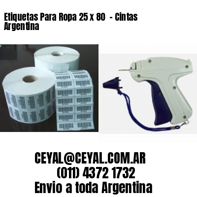 Etiquetas Para Ropa 25 x 80  – Cintas Argentina