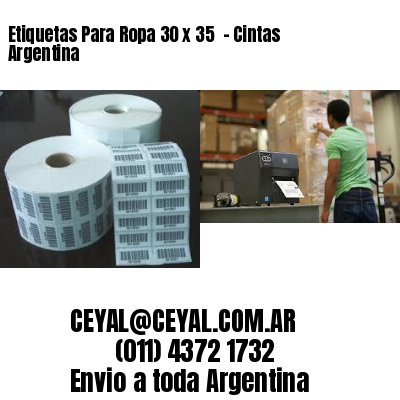 Etiquetas Para Ropa 30 x 35  – Cintas Argentina
