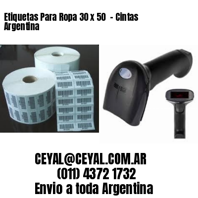 Etiquetas Para Ropa 30 x 50  – Cintas Argentina