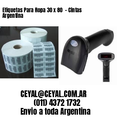 Etiquetas Para Ropa 30 x 80  – Cintas Argentina