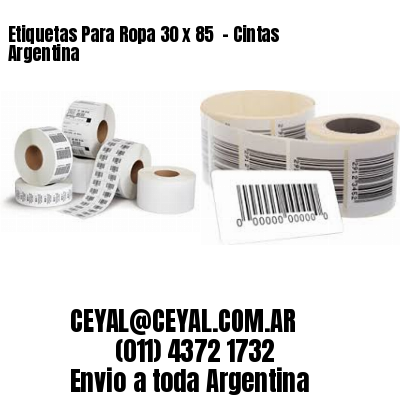 Etiquetas Para Ropa 30 x 85  – Cintas Argentina