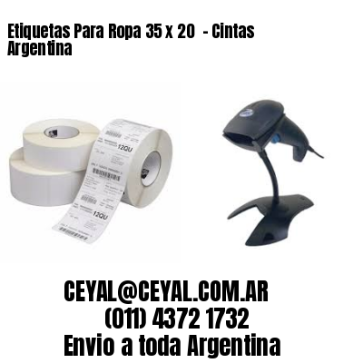 Etiquetas Para Ropa 35 x 20  – Cintas Argentina