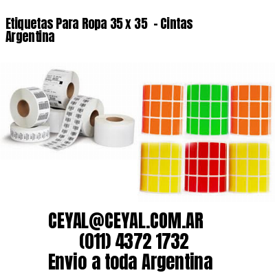 Etiquetas Para Ropa 35 x 35  – Cintas Argentina
