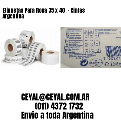 Etiquetas Para Ropa 35 x 40  – Cintas Argentina