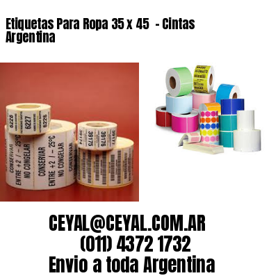 Etiquetas Para Ropa 35 x 45  – Cintas Argentina