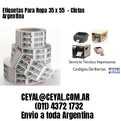 Etiquetas Para Ropa 35 x 55  – Cintas Argentina