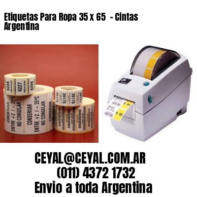 Etiquetas Para Ropa 35 x 65  – Cintas Argentina