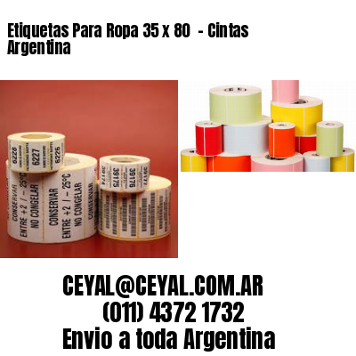 Etiquetas Para Ropa 35 x 80  – Cintas Argentina