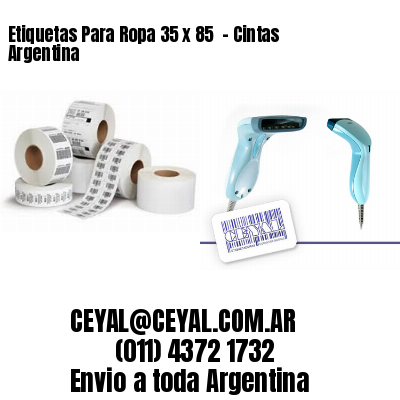 Etiquetas Para Ropa 35 x 85  – Cintas Argentina