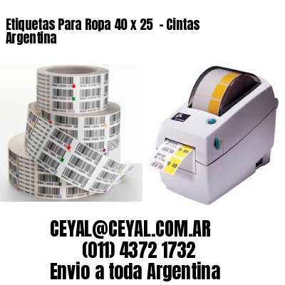 Etiquetas Para Ropa 40 x 25  – Cintas Argentina