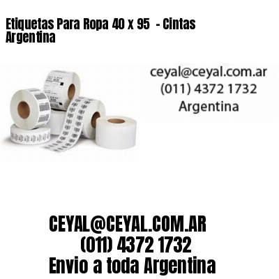 Etiquetas Para Ropa 40 x 95  – Cintas Argentina