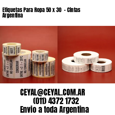 Etiquetas Para Ropa 50 x 30  – Cintas Argentina