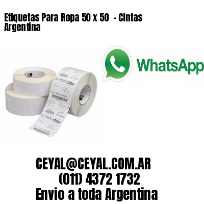 Etiquetas Para Ropa 50 x 50  – Cintas Argentina