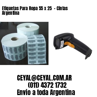 Etiquetas Para Ropa 55 x 25  – Cintas Argentina