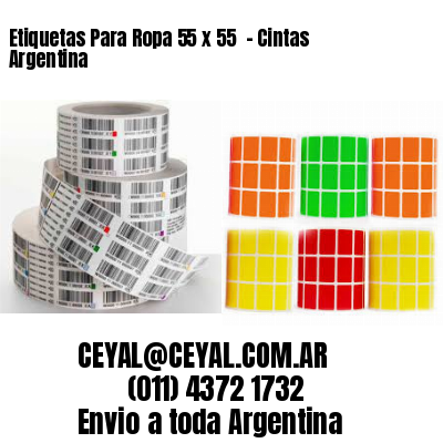 Etiquetas Para Ropa 55 x 55  – Cintas Argentina