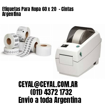 Etiquetas Para Ropa 60 x 20  – Cintas Argentina