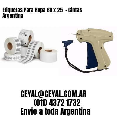 Etiquetas Para Ropa 60 x 25  – Cintas Argentina