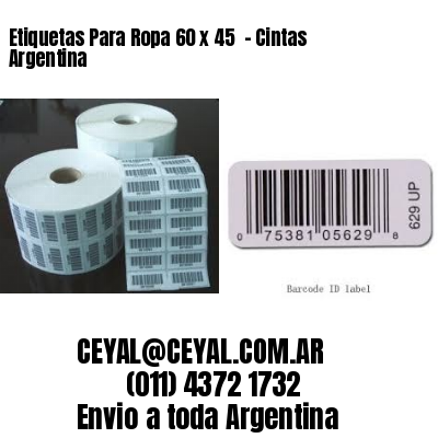 Etiquetas Para Ropa 60 x 45  – Cintas Argentina