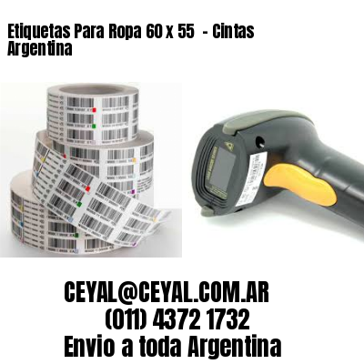 Etiquetas Para Ropa 60 x 55  – Cintas Argentina