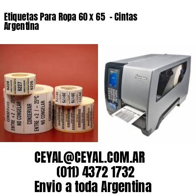 Etiquetas Para Ropa 60 x 65  – Cintas Argentina