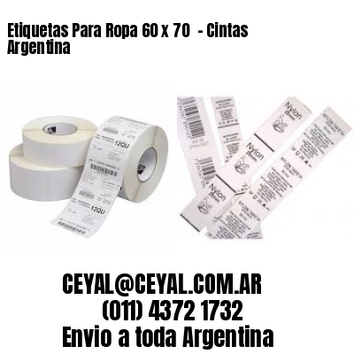 Etiquetas Para Ropa 60 x 70  – Cintas Argentina