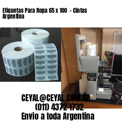 Etiquetas Para Ropa 65 x 100  – Cintas Argentina