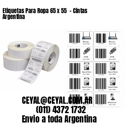 Etiquetas Para Ropa 65 x 55  – Cintas Argentina