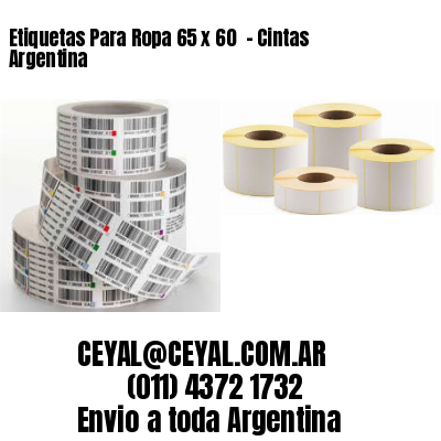 Etiquetas Para Ropa 65 x 60  – Cintas Argentina