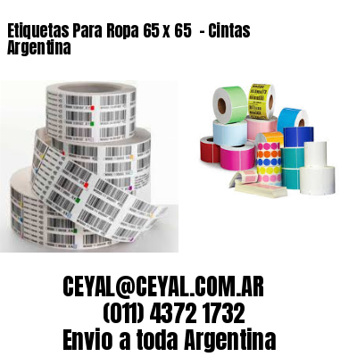 Etiquetas Para Ropa 65 x 65  – Cintas Argentina