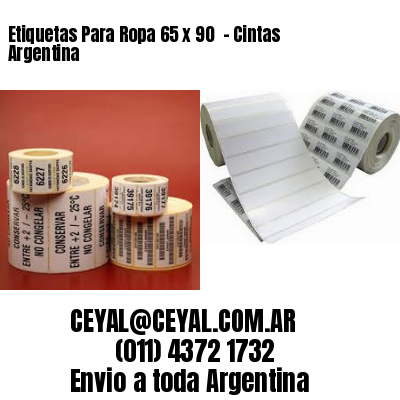 Etiquetas Para Ropa 65 x 90  – Cintas Argentina
