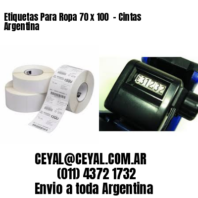 Etiquetas Para Ropa 70 x 100  – Cintas Argentina