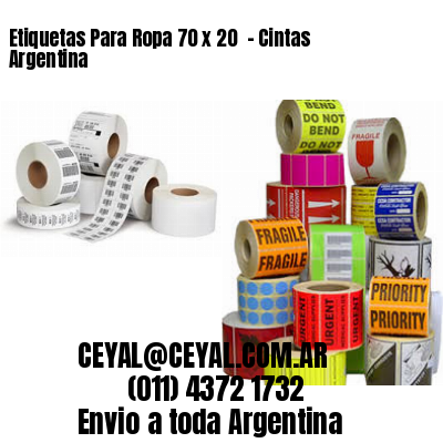 Etiquetas Para Ropa 70 x 20  – Cintas Argentina