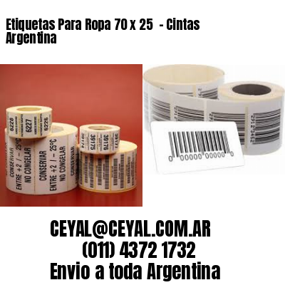 Etiquetas Para Ropa 70 x 25  – Cintas Argentina