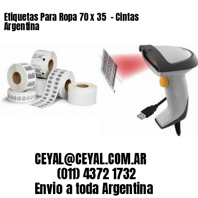 Etiquetas Para Ropa 70 x 35  – Cintas Argentina