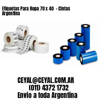 Etiquetas Para Ropa 70 x 40  – Cintas Argentina