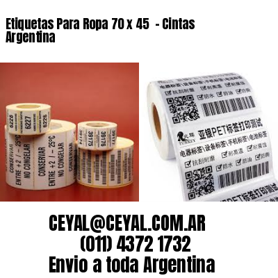 Etiquetas Para Ropa 70 x 45  – Cintas Argentina