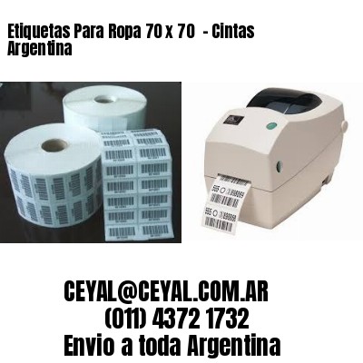 Etiquetas Para Ropa 70 x 70  – Cintas Argentina