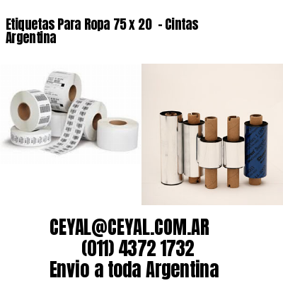 Etiquetas Para Ropa 75 x 20  – Cintas Argentina