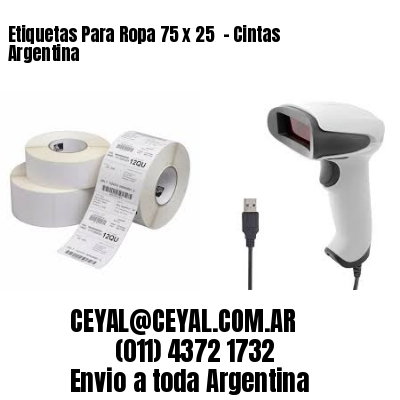 Etiquetas Para Ropa 75 x 25  – Cintas Argentina