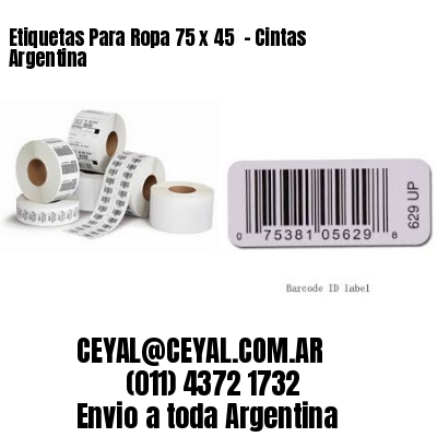 Etiquetas Para Ropa 75 x 45  – Cintas Argentina