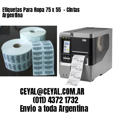 Etiquetas Para Ropa 75 x 55  – Cintas Argentina