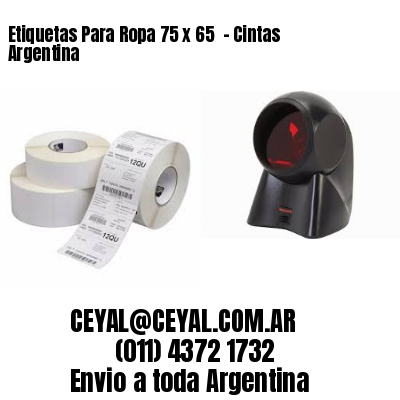 Etiquetas Para Ropa 75 x 65  – Cintas Argentina