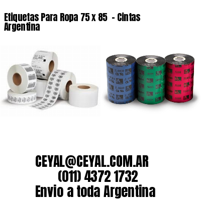 Etiquetas Para Ropa 75 x 85  – Cintas Argentina