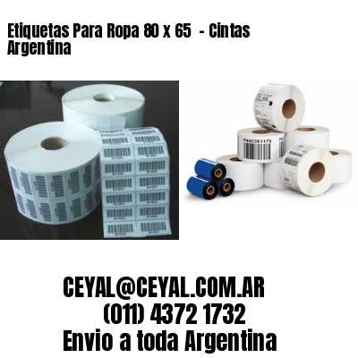 Etiquetas Para Ropa 80 x 65  – Cintas Argentina