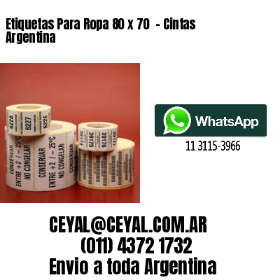 Etiquetas Para Ropa 80 x 70  – Cintas Argentina