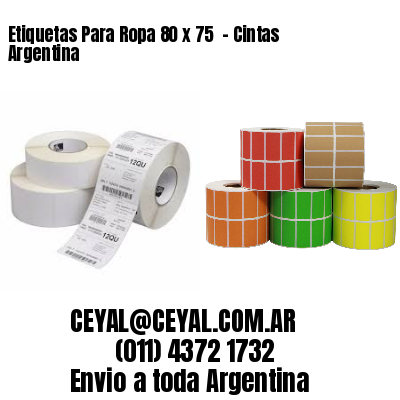 Etiquetas Para Ropa 80 x 75  – Cintas Argentina