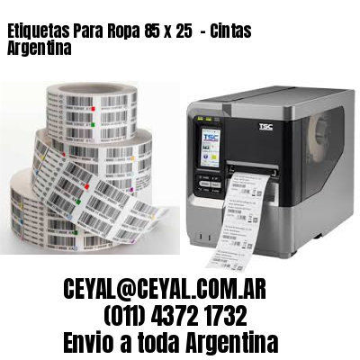 Etiquetas Para Ropa 85 x 25  – Cintas Argentina