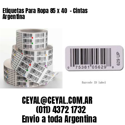 Etiquetas Para Ropa 85 x 40  – Cintas Argentina